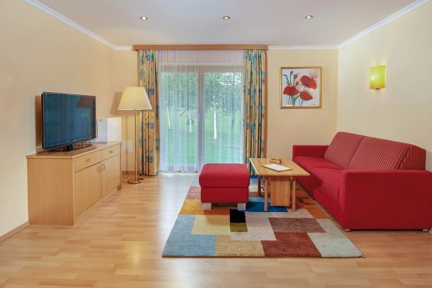 Sonnberg Ferienanlage - Wohnbeispiel Appartement Typ A8 (Zimmercodierung PB1)