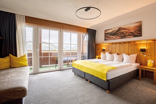 MY ALPENWELT Resort - Wohnbeispiel Doppelzimmer Superior Bergblick (Zimmercodierung DSB)