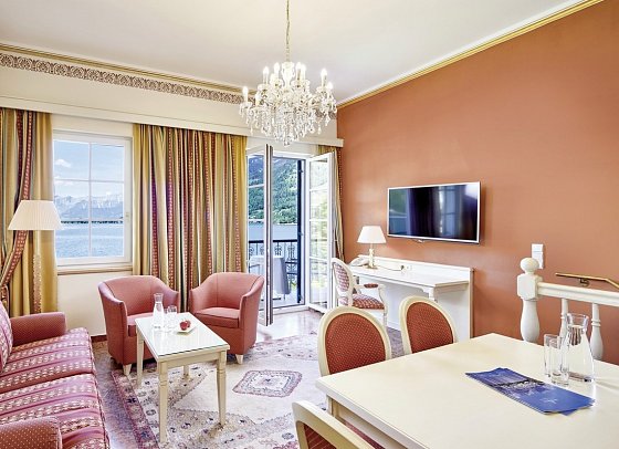 Grand Hotel Zell am See - Wohnbeispiel Grand Suite Balkon See (Zimmercodierung WBI)
