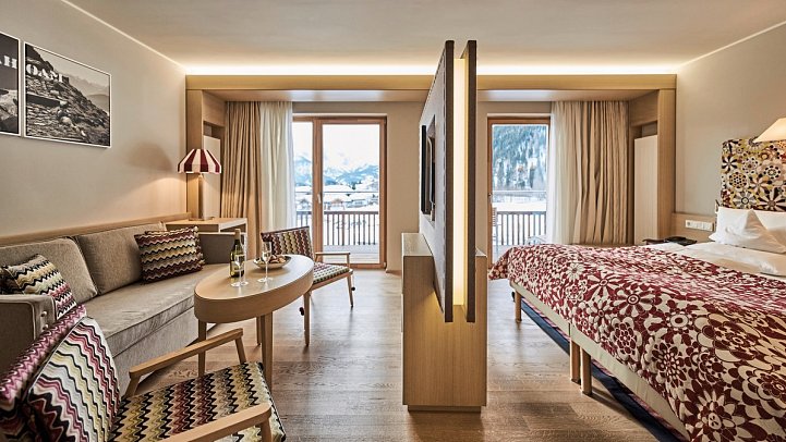 aja Bergresort Werfenweng Hotel - Wohnbeispiel Juniorsuite Bergpanorama (Zimmercodierungen JB1, JB2 & JB3)