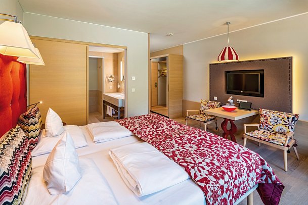 aja Bergresort Werfenweng Hotel - Wohnbeispiel Doppelzimmer (Zimmercodierungen DB1, DB2, DB3, DF1, DF2, DF3, DC1, DC2 & DC3)