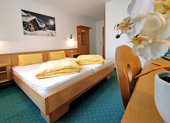 Hotel Wasserfall - Wohnbeispiel Doppelzimmer Mini (Zimmercodierung DB1)