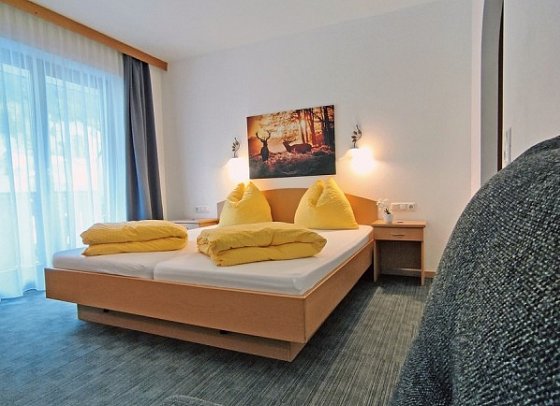 Hotel Wasserfall - Wohnbeispiel Doppelzimmer Standard (Zimmercodierung DG2)