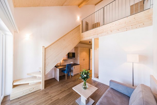 Aldiana Club Hochkönig - Wohnbeispiel Suite mit Mansarde im Neubau (Zimmercodierung WBV)