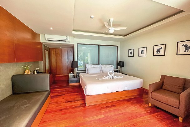 Kacha Resort & Spa Koh Chang - Wohnbeispiel Beachfront Chalet - Seaside Wing (Zimmercodierung BDO)