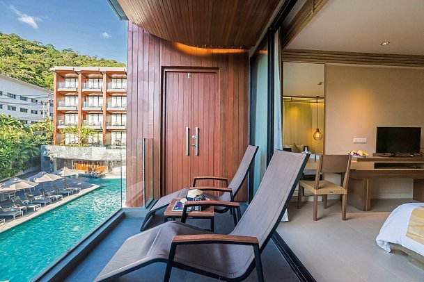 KC Grande Resort & Spa - Wohnbeispiel Pool View Jacuzzi Deluxe - Hillside (Zimmercodierung UDP)