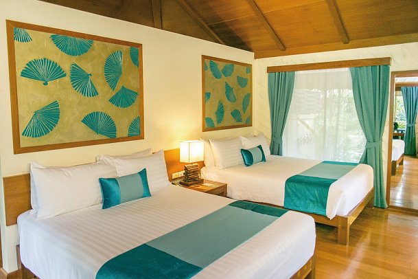 Centara Koh Chang Tropicana Resort - Wohnbeispiel Premium Deluxe Cabana Garden View (Zimmercodierung BB1)