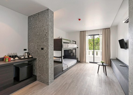 The Splash Ko Chang - Wohnbeispiel Family with bunk bed (Zimmercodierung FB1)