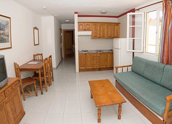 Apartamentos Checkin Laurisilva - Wohnbeispiel Appartement 1 Schlafzimmer (Zimmercodierung AB1)