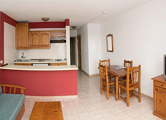 Apartamentos Checkin Laurisilva - Wohnbeispiel Appartement 1 Schlafzimmer (Zimmercodierung AB1)