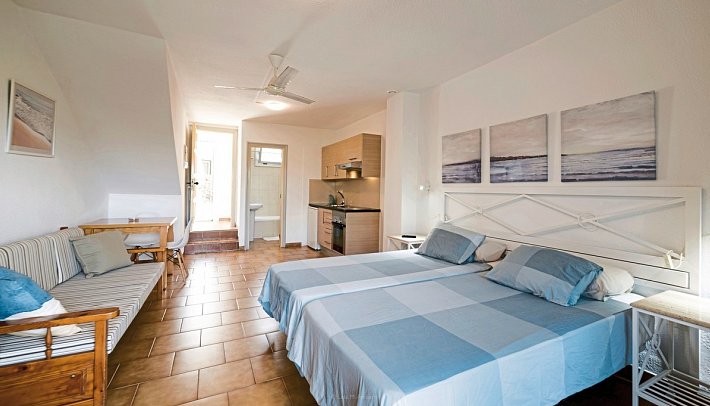 Charco del Conde - Wohnbeispiel Studio Poolblick (Zimmercodierung SBP)