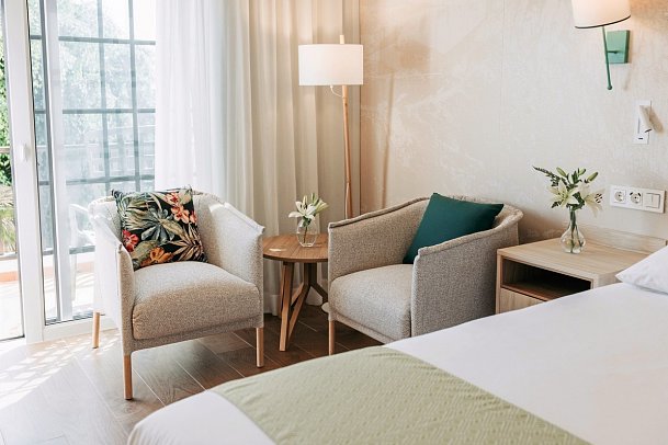 Jardín Tecina - Wohnbeispiel Doppelzimmer Oasis Gartenblick (Zimmercodierung DBG)