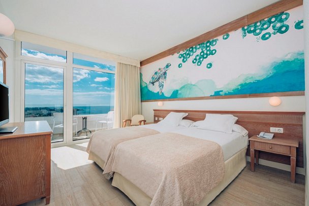 Iberostar Waves Las Dalias - Wohnbeispiel Doppelzimmer Meerblick (Zimmercodierungen D1M & D2M)