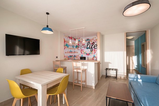 Allegro Isora - Wohnbeispiel Appartement 1 Schlafzimmer (Zimmercodierung AB1)