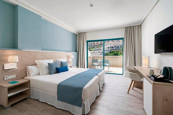 Alua Tenerife - Wohnbeispiel Doppelzimmer Poolblick (Zimmercodierung DBP)