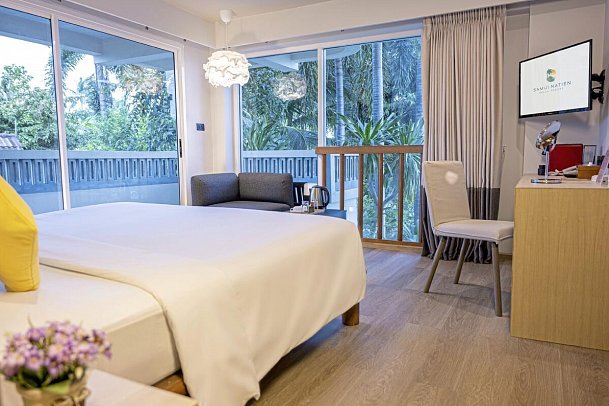 Samui Natien Beach Resort - Wohnbeispiel Deluxe (Zimmercodierung UD1)