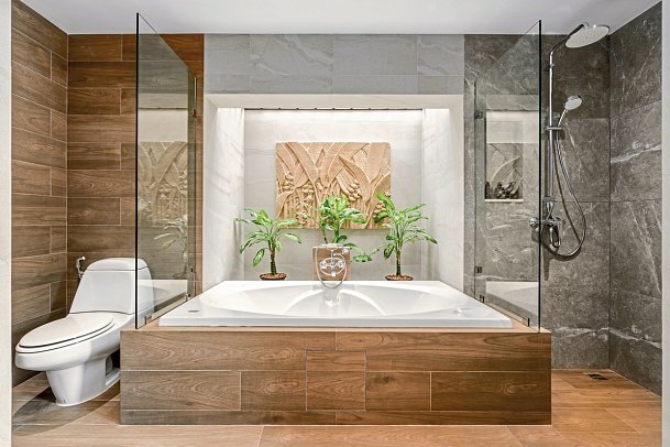 Fair House Villas & Spa - Badbeispiel Pool Villa (Zimmercodierung VB5)