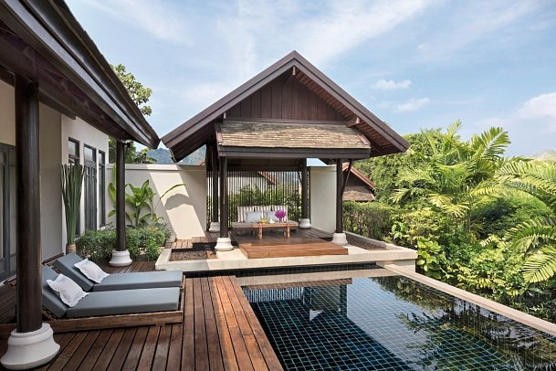 Anantara Lawana Koh Samui Resort - Wohnbeispiel Anantara Pool Villa Terasse (Zimmercodierung VB5)