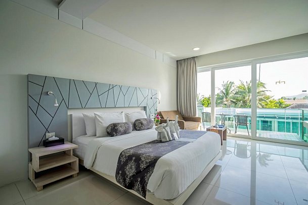 KC Beach Hotel Samui - Wohnbeispiel Balcony Sea View (Zimmercodierung UBM)