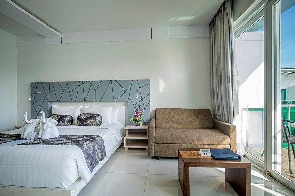 KC Beach Hotel Samui - Wohnbeispiel Balcony Sea View (Zimmercodierung UBM)