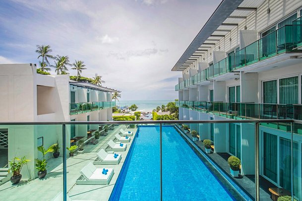 KC Beach Hotel Samui - Blickbeispiel Luxury Sea View (Zimmercodierung UBP)