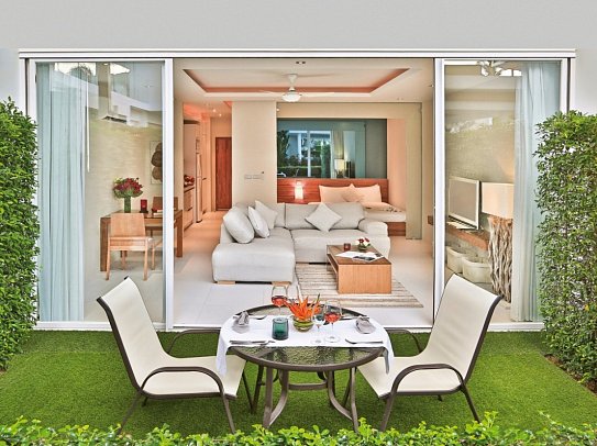 Chi Samui Resort - Wohnbeispiel Garden One Bed Pool Access (Zimmercodierung WBG)