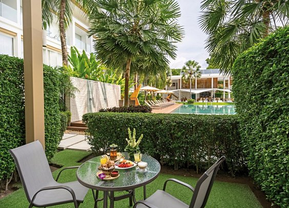 Chi Samui Resort - Wohnbeispiel Garden Studio Pool Access (Zimmercodierung SBG)