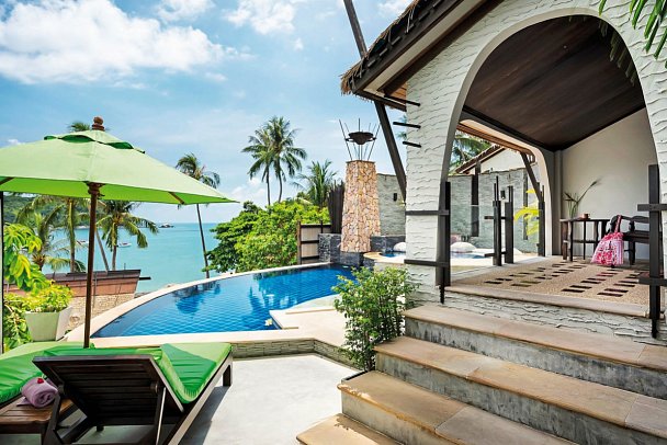 Panviman Resort Koh Phangan - Wohnbeispiel Pool Villa (Zimmercodierung VB5)