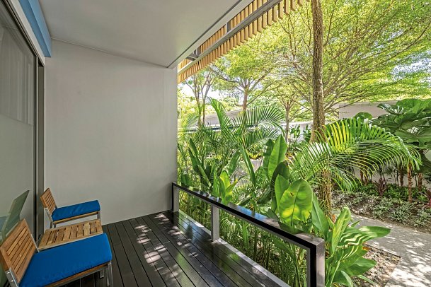 Explorar Koh Phangan - Terrassenbeispiel Superior Terrace (Zimmercodierung US1)