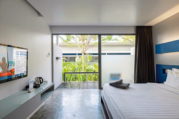 Explorar Koh Phangan - Wohnbeispiel Deluxe Terrace (Zimmercodierung UD1)