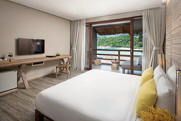 The Beach Club by Haad Tien - Wohnbeispiel Beach Balcony (Zimmercodierung UBM)