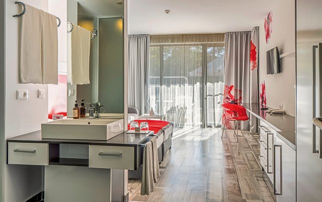 GRIFID Foresta - Wohnbeispiel Doppelzimmer (Zimmercodierungen DB1 & WB1)