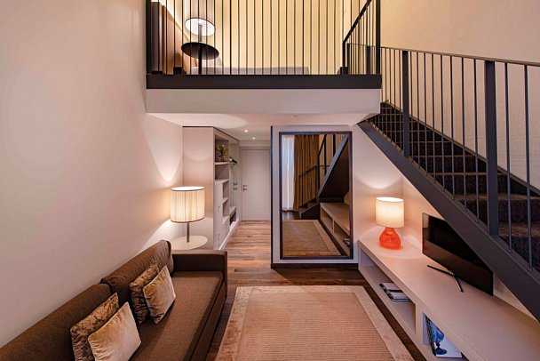 Hyatt Centric Murano Venice - Wohnbeispiel Duplex Suite (Zimmercodierung WB1)