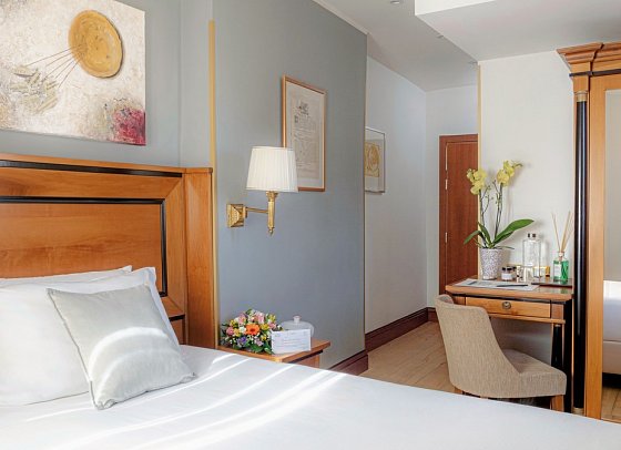 All’Angelo Art Hotel - Wohnbeispiel Einzelzimmer (Zimmercodierung EB2)