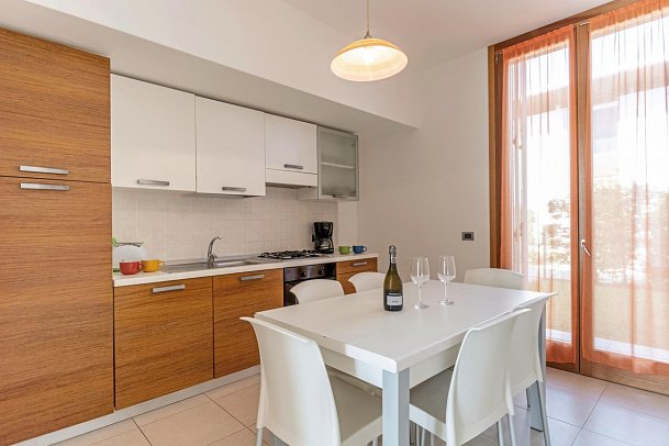 Ferieninsel Albarella - Wohnbeispiel S3M_2-Schlafzimmer-App. (Zimmercodierung OB2)