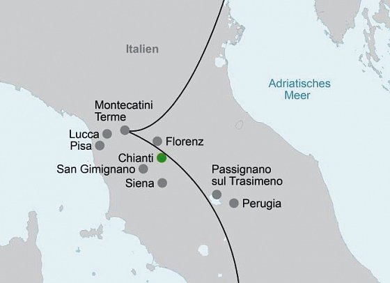 Kulturreise durch Italien