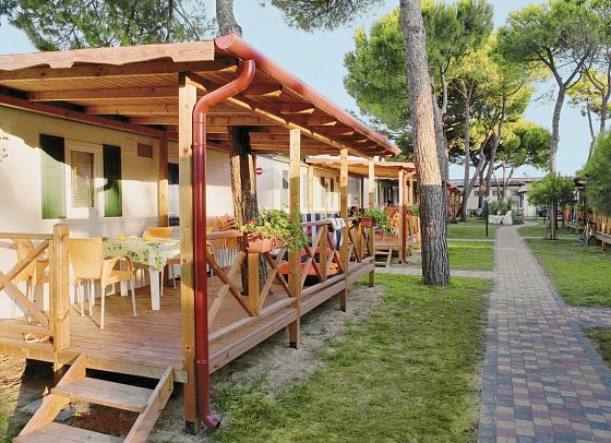 Vela Blu Camping Village - Wohnbeispiel Mobilheim Torcello Plus Gold Holiday (Zimmercodierung CB2)