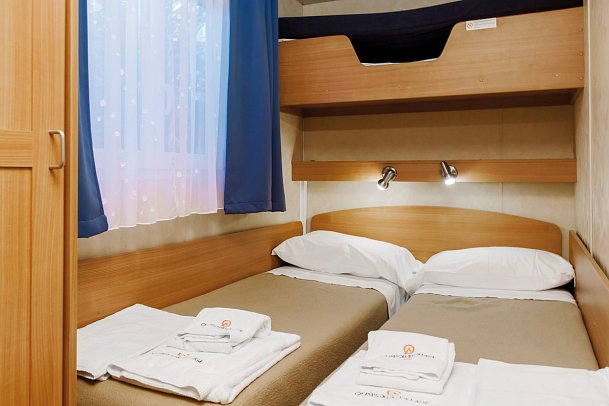 Camping Ca'Pasquali Village - Wohnbeispiel Residence Gold Holidays (Zimmercodierungen CB1 & CB2)