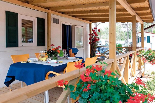 Camping Ca'Pasquali Village - Wohnbeispiel Top Residence Gold Holiday (Zimmercodierungen CB2 & CB1)