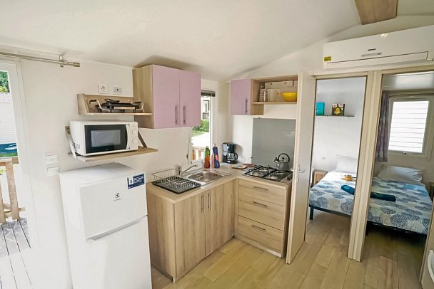 Villaggio San Francesco (by Happy Camp) - Wohnbeispiel Mobilheim Happy Premium (Zimmercodierung CM1)