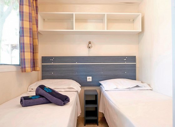 Rosapineta Camping Village (by Happy Camp) - Wohnbeispiel Mobilheim Happy Plus (Zimmercodierung CG2)