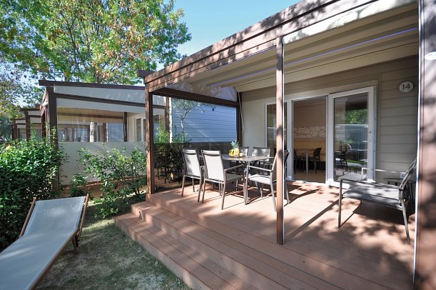 Villaggio Europa - Wohnbeispiel Chalet Sand (Zimmercodierung AX3)