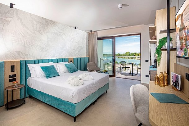 San Giorgio Resort - Wohnbeispiel Juniorsuite River (Zimmercodierung JB1)