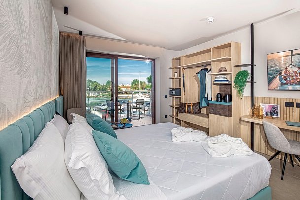 San Giorgio Resort - Wohnbeispiel Juniorsuite River (Zimmercodierung JB1)