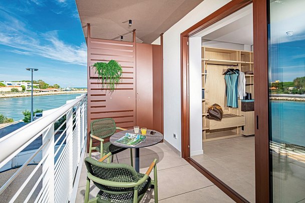 San Giorgio Resort - Beispiel Balkon Juniorsuite River (Zimmercodierung JB1)