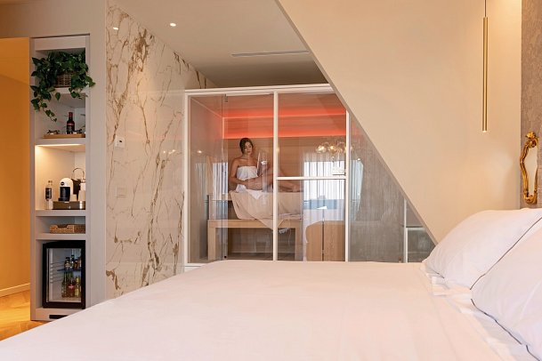 Savoy Beach Hotel & Thermal SPA - Wohnbeispiel Suite seitl. Meerblick (Zimmercodierung WB1)