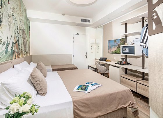 Excelsior - Wohnbeispiel Doppelzimmer Komfort (Zimmercodierung DFN)