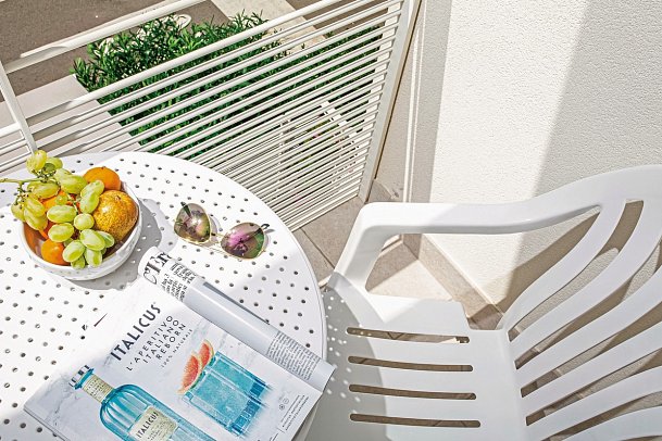 Danieli - Beispiel Balkon Einzelzimmer (Zimmercodierung EB1)