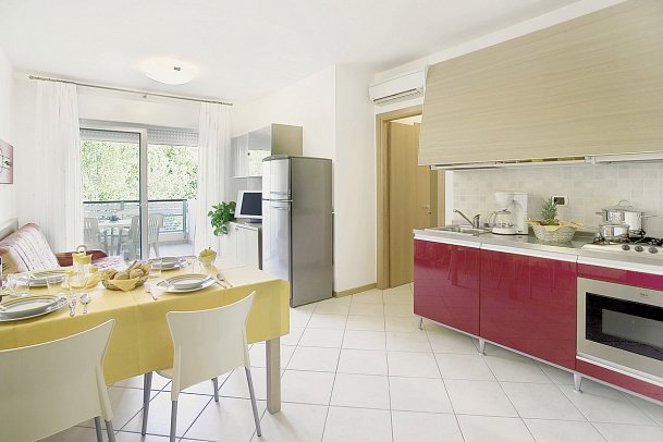 Villaggio Planetarium - Wohnbeispiel Appartement 2 Schlafzimmer (Zimmercodierung OB1)