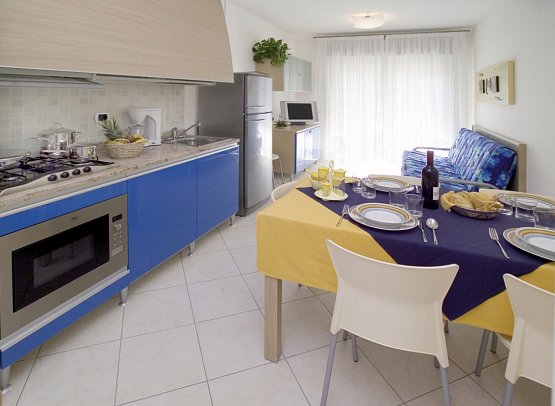 Villaggio Planetarium - Wohnbeispiel Appartement 2 Schlafzimmer (Zimmercodierung OB1)